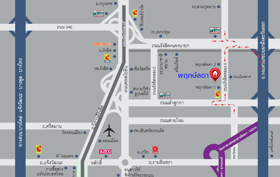 *****บ้านเดี่ยวมือสอง โครงการ พฤกษ์ลดา รังสิต-คลอง4 แบรนด์ LH ตอบโจทย์ทุกการอยู่อาศัย เนื้อที่ 72 ตร.ว. พื้นที่ใช้สอย 310 ตร.ม. ฟังก์ชัน 3 ห้องนอน 3 ห้องน้ำ จอดรถได้ 2 คัน บนทำเลดีที่สุด ใกล้ฟิวเจอร์พารค์รังสิต